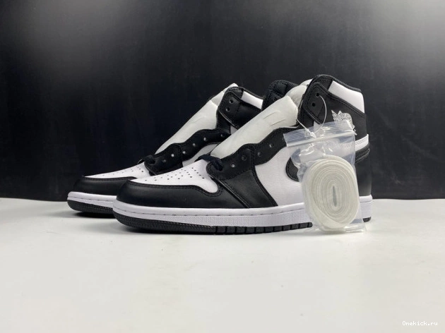 One Kick Retro 555088-010 1 (2014) White Black Jordan Air 0802